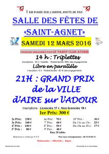 2016 - Grand Prix d'Aire S/ Adour