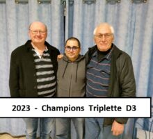 2023 – Qualif. TD3 – Photo Champions
