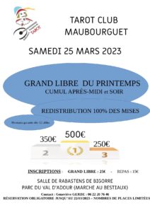 2023 - Grand Libre de Printemps Maubourguet - Affiche