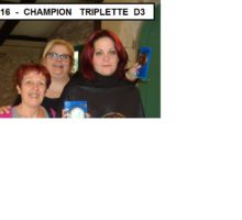 2016 – TD3 – Equipe Championne