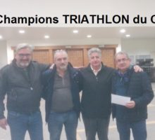 2019 – Champions TRIATHLON COMITÉ