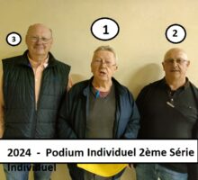 2024 – Qualif. 2ème Série – Podium