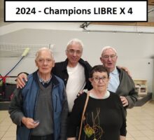 2024 – LIBRE X 4 – (photo champions)